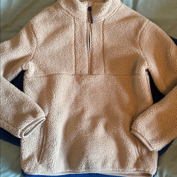 All in Motion Blue and Cream Fleece Bundle Jackets - Picture 3 of 4